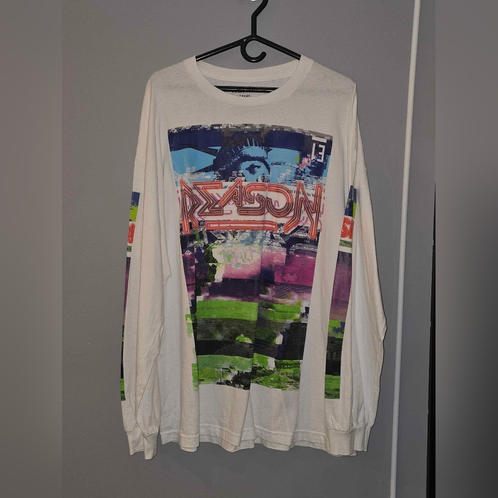Graphic Long Sleeve Shirt - Multicolor